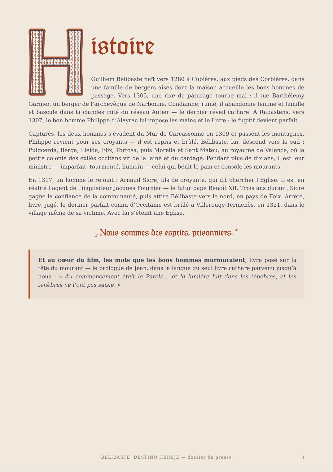 Dossier de presse — 3
